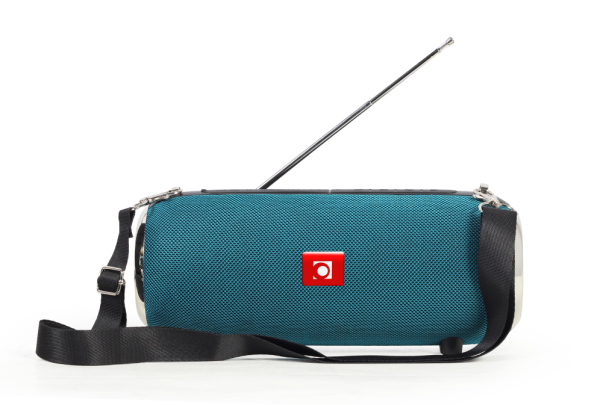 ALTAVOZ PORTATIL GEMBIRD SPK-BT-17-G COM RÃDIO FM 2X5W RMS BLUETOOTH VERDE